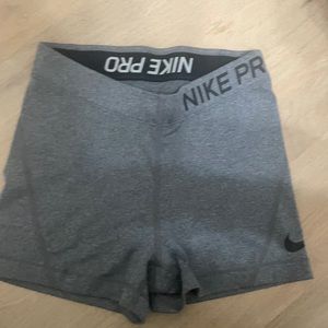 grey nike pros